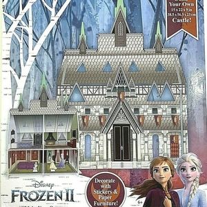 Disney Frozen II Castle Paper Playset Kids Toy